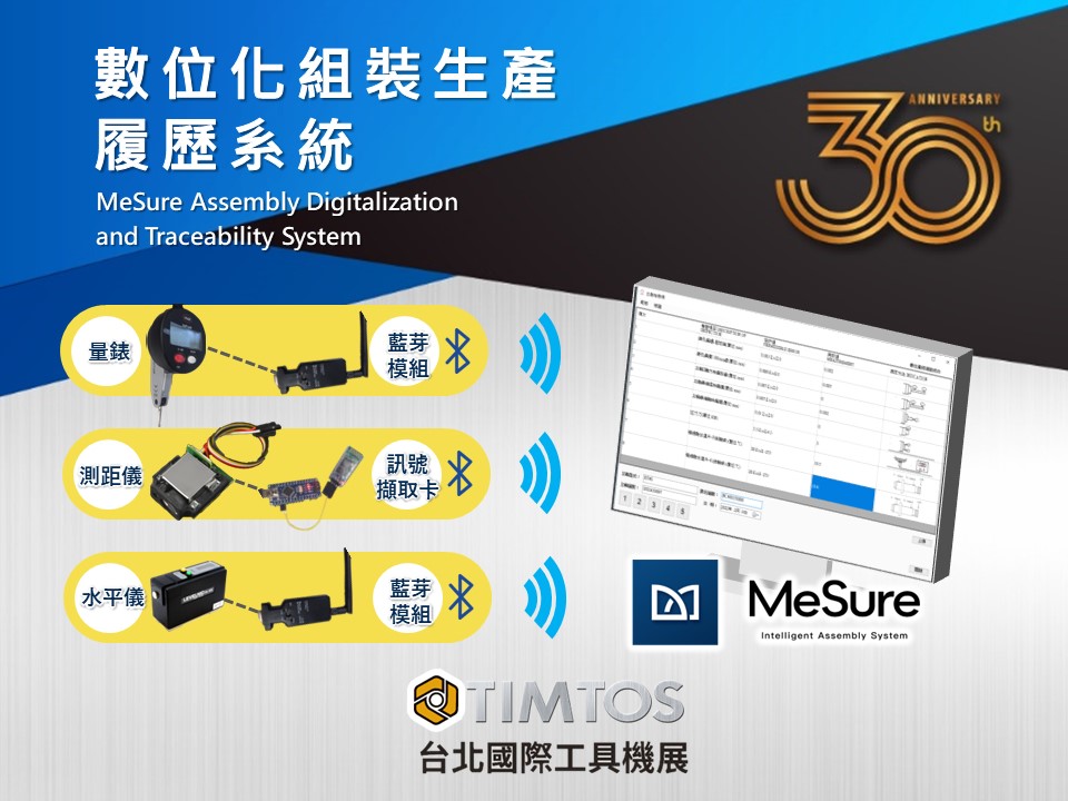 【TIMTOS 2023】 MeSure 數位化組裝履歷生產系統 Assembly Digitalization and Traceability System