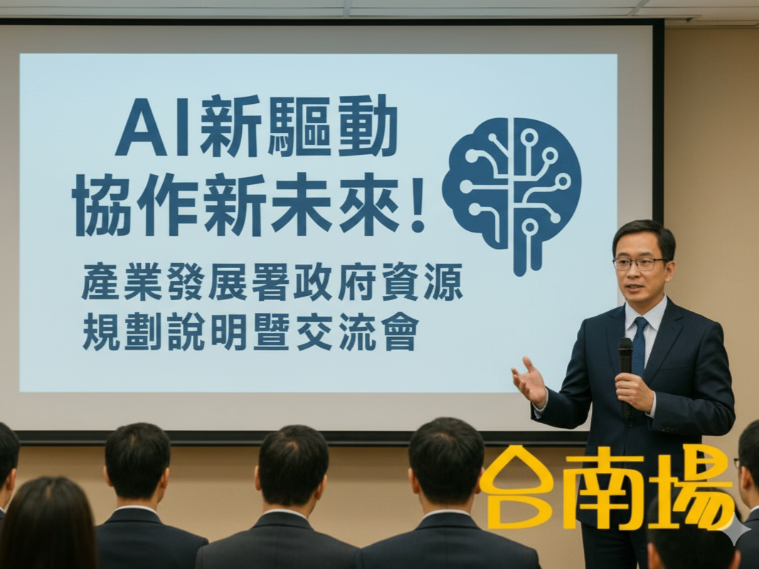 1141028- AI新驅動協作新未來!產業發展署政府資源規劃說明暨交流會【台南場】