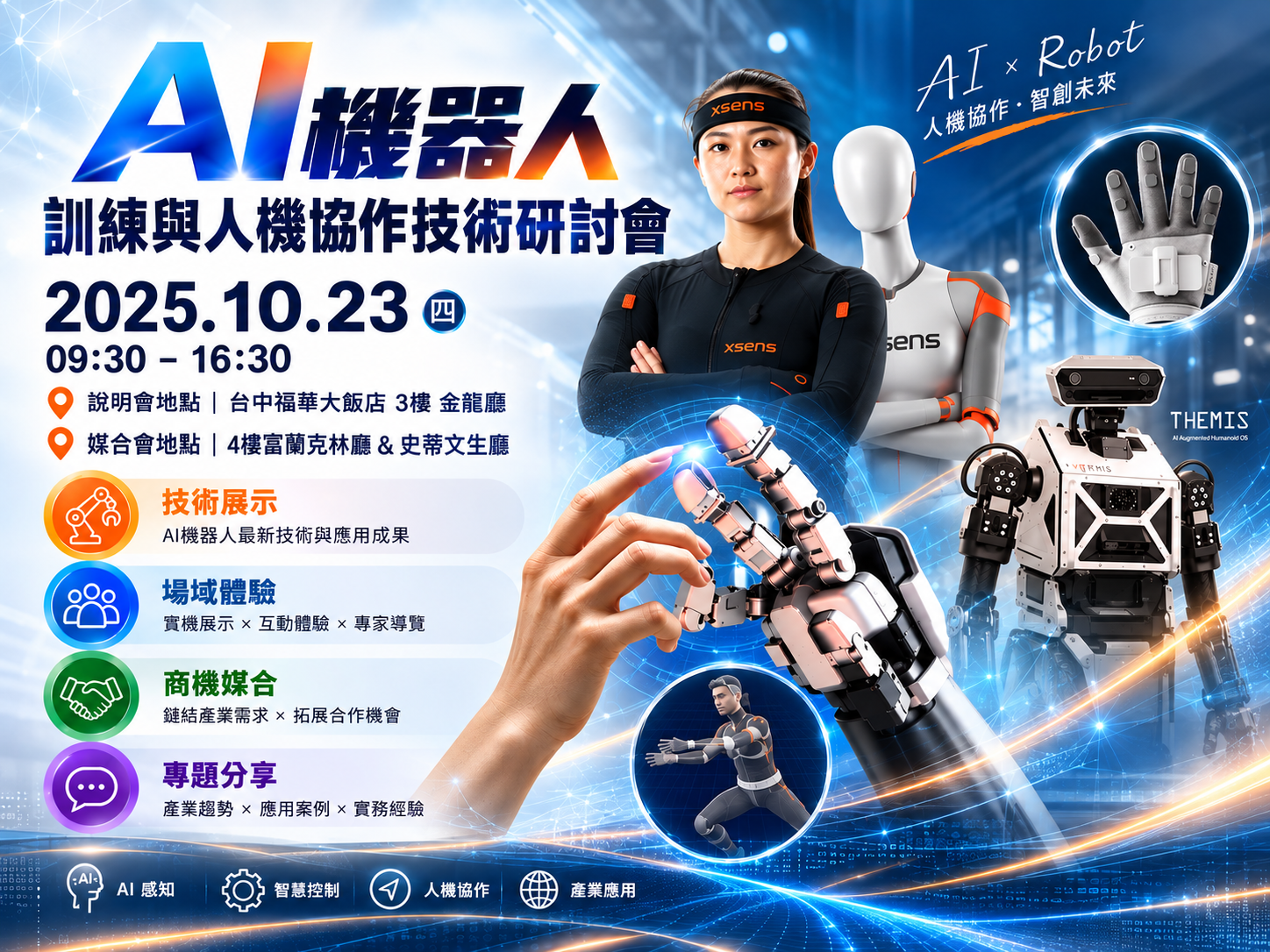1151023- AI機器人訓練與人機協作技術研討會(免費)